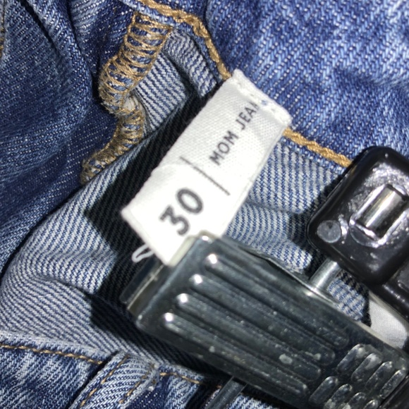 Pacsun Mom Jean Sz 30 Women's Blue Jeans High Waist 100% Cotton Denim - Picture 6 of 7